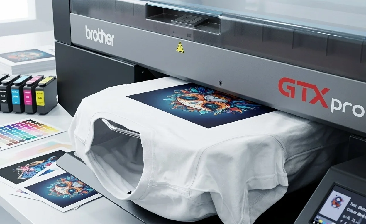 Brother GTXpro là dòng máy in DTG (Direct To Garment) chuyên nghiệp