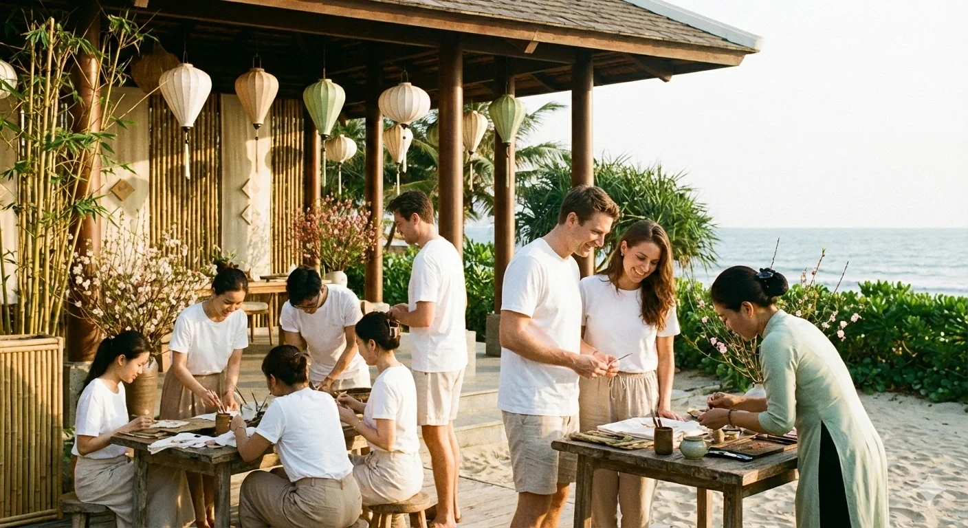 🎁 Áo thun cá nhân hóa – quà Tết 2026 khác biệt cho đoàn khách &amp; team resort