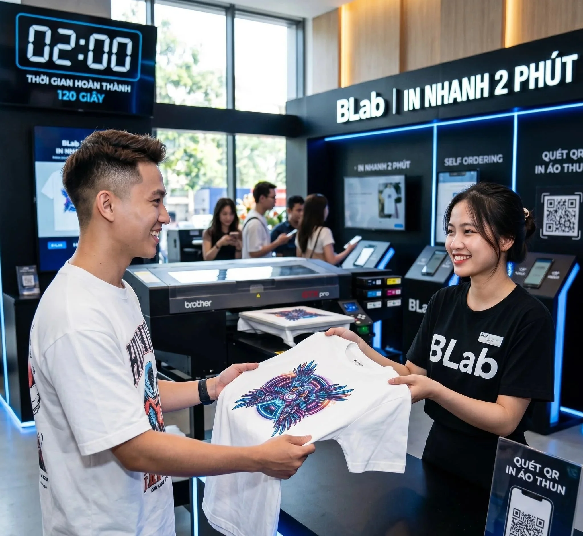 Giải Mã 120s Tại Booth In Áo Sự Kiện: Bí Quyết Vận Hành "Zero-Delay" Bằng BLab ⏱️
