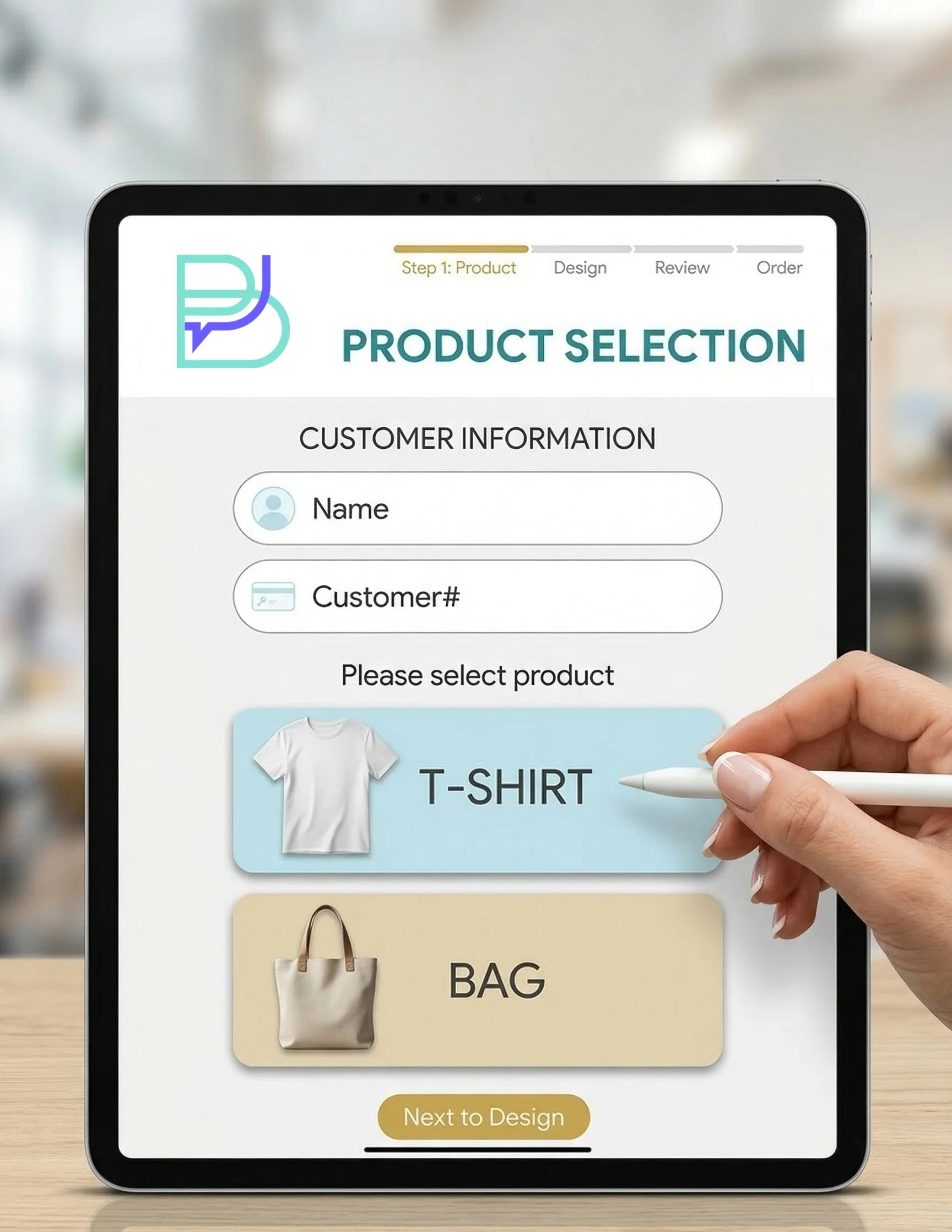 Phần mềm BLab hỗ trợ khách hàng tự thiết kế áo và trạm custom patch in thêu cá nhân hóa tại booth