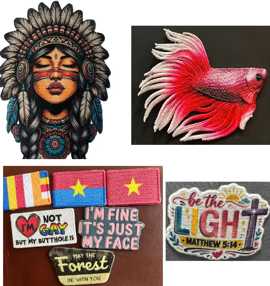 Patch thêu 3D in màu kỹ thuật số, ép nhiệt 15s siêu tốc tại sự kiện - Bros United