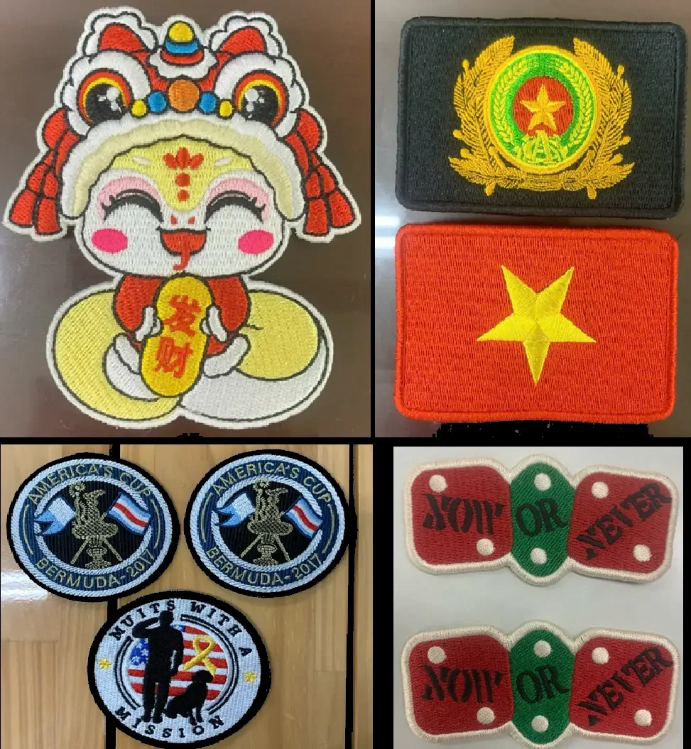 Patch thêu chỉ màu truyền thống, ép nhiệt tại sự kiện - Bros United