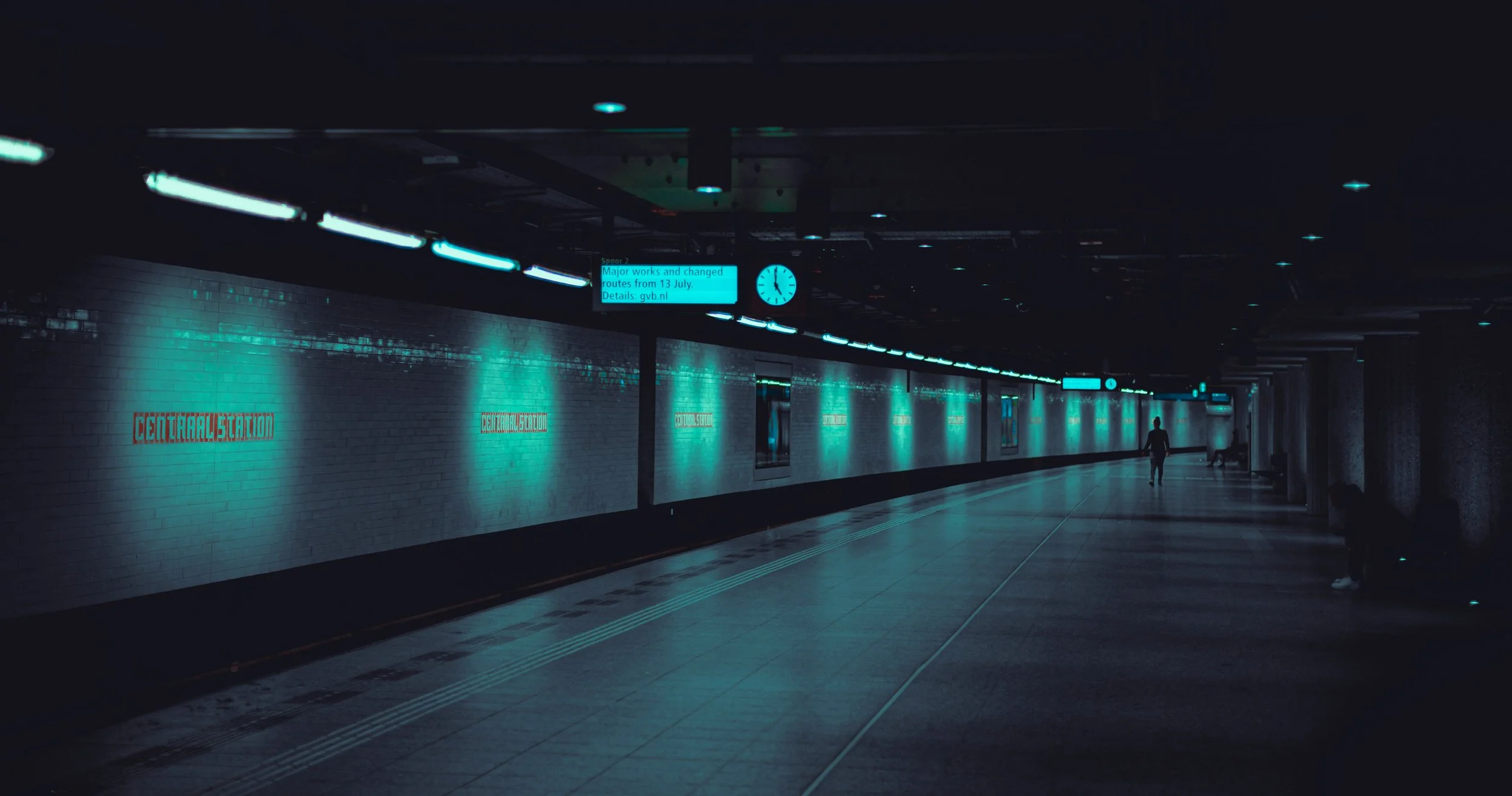 Decorative Image of a train station