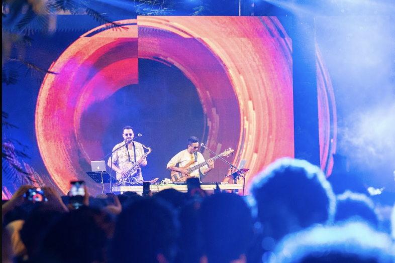 A concert at The GrEEK Campus