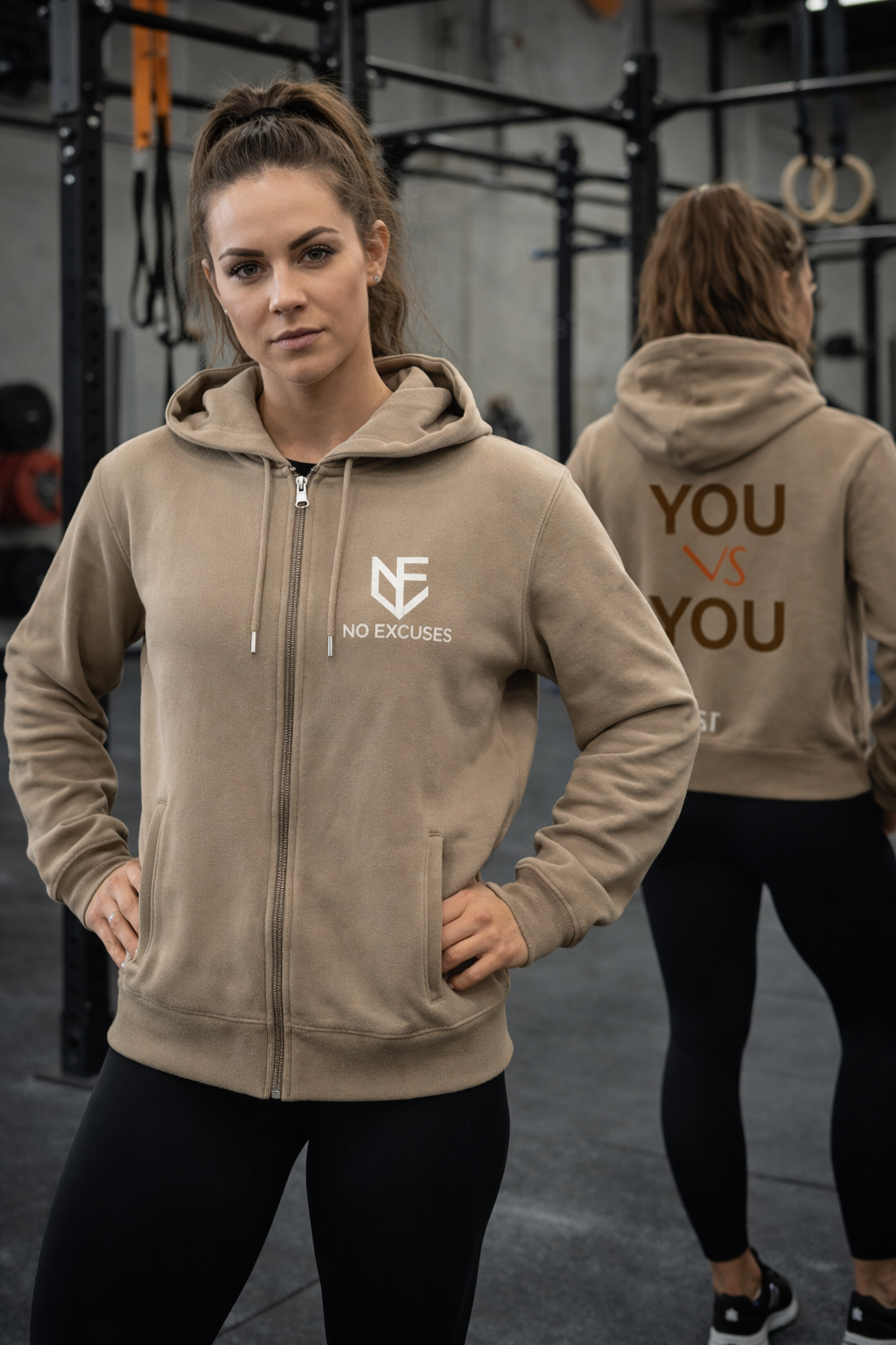 YOU VS YOU Hoodie - Beige edition