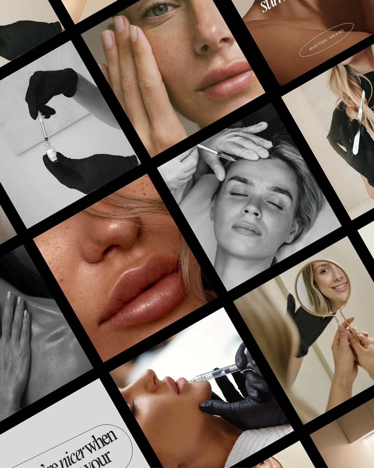 Curated content for a med spa refresh 💉✨
Now accepting new clients - message us or inquire through our site linked in bio! 📲