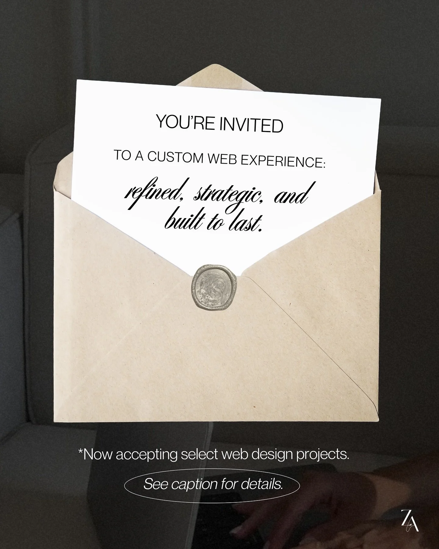 Your brand is evolving &mdash; and your website should reflect that.

If you&rsquo;re building something new or your current site no longer aligns with your brand, consider this your sign.👇🏼

✨ We&rsquo;re now accepting a select number of custom we