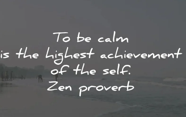 Finding a sense of calm in a storm of crap.