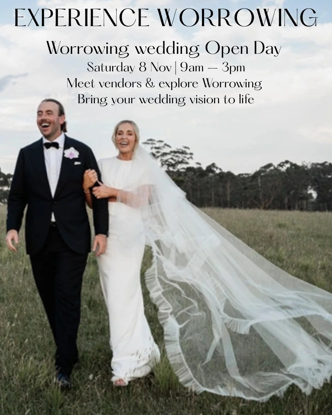Experience the magic of Worrowing β¨ 
Join us for our Wedding Open Day on Saturday 8 November, 9am-3pm. 
Start planning your dream day in a one-of-a-kind venue π
Tickets are FREE but you must register via the link in our bio.