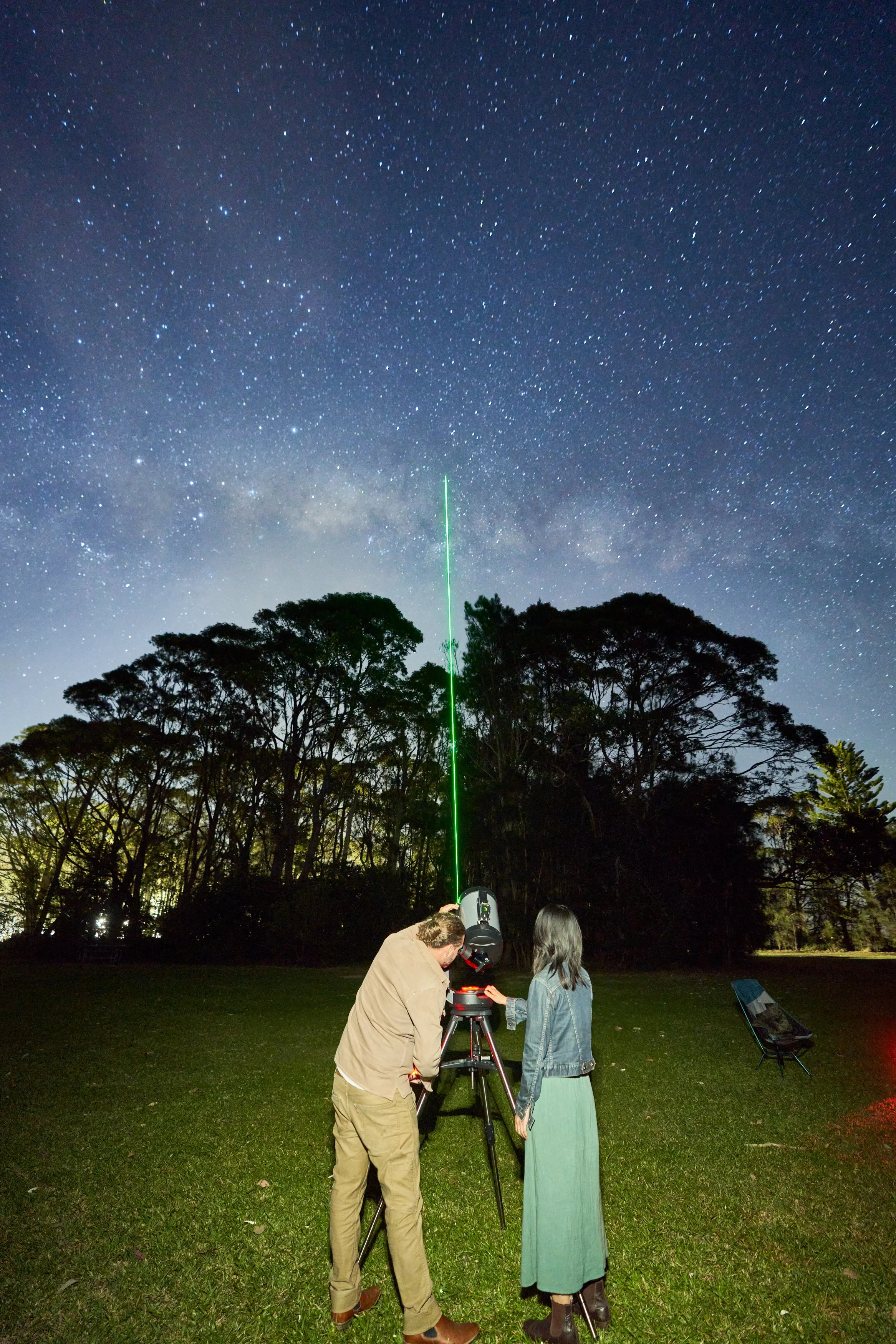 Stargazing by the Fire at Melaleuca