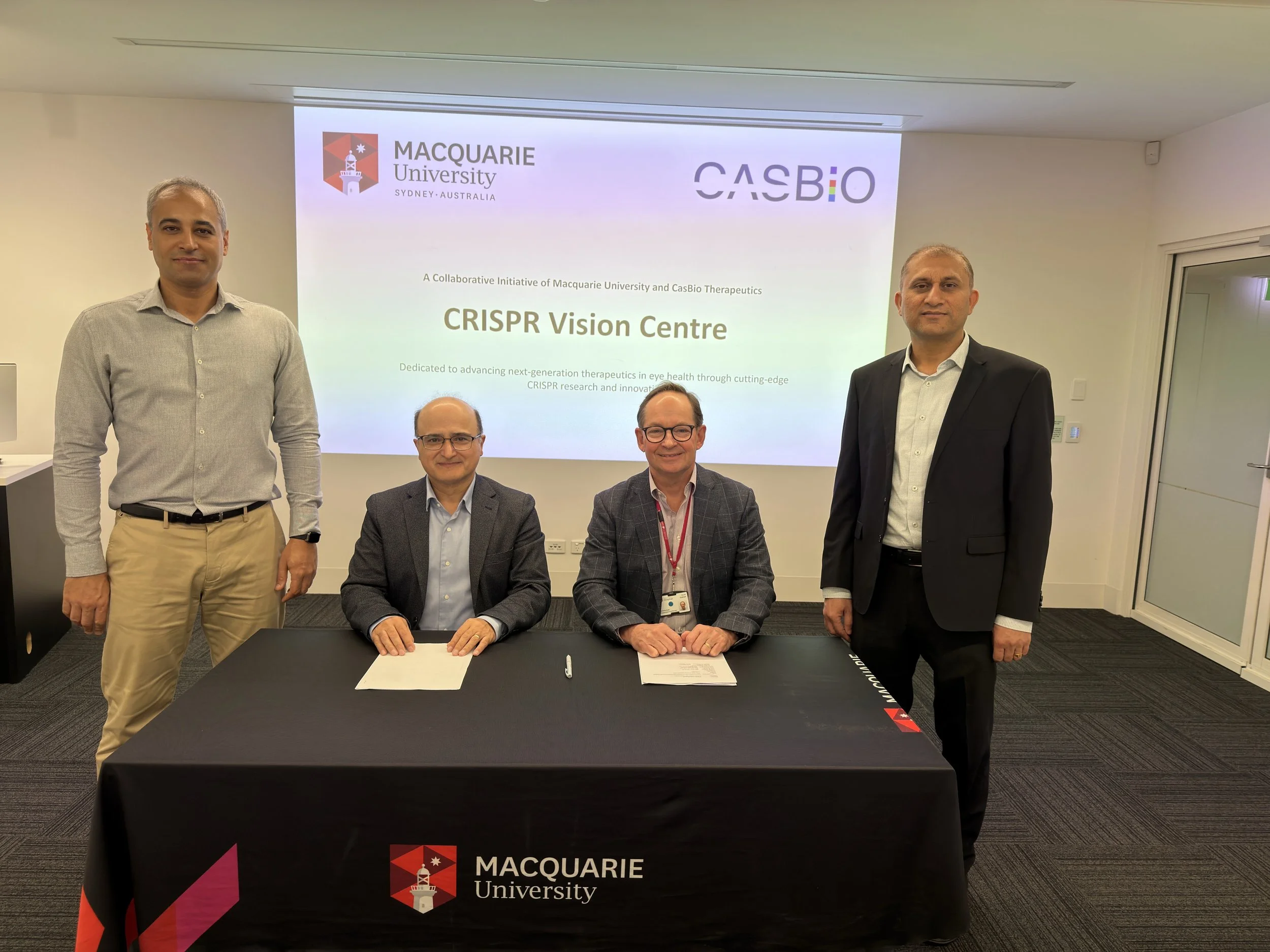 Macquarie University and CasBio Therapeutics Partner to Advance Gene-Editing Therapies for Vision Loss