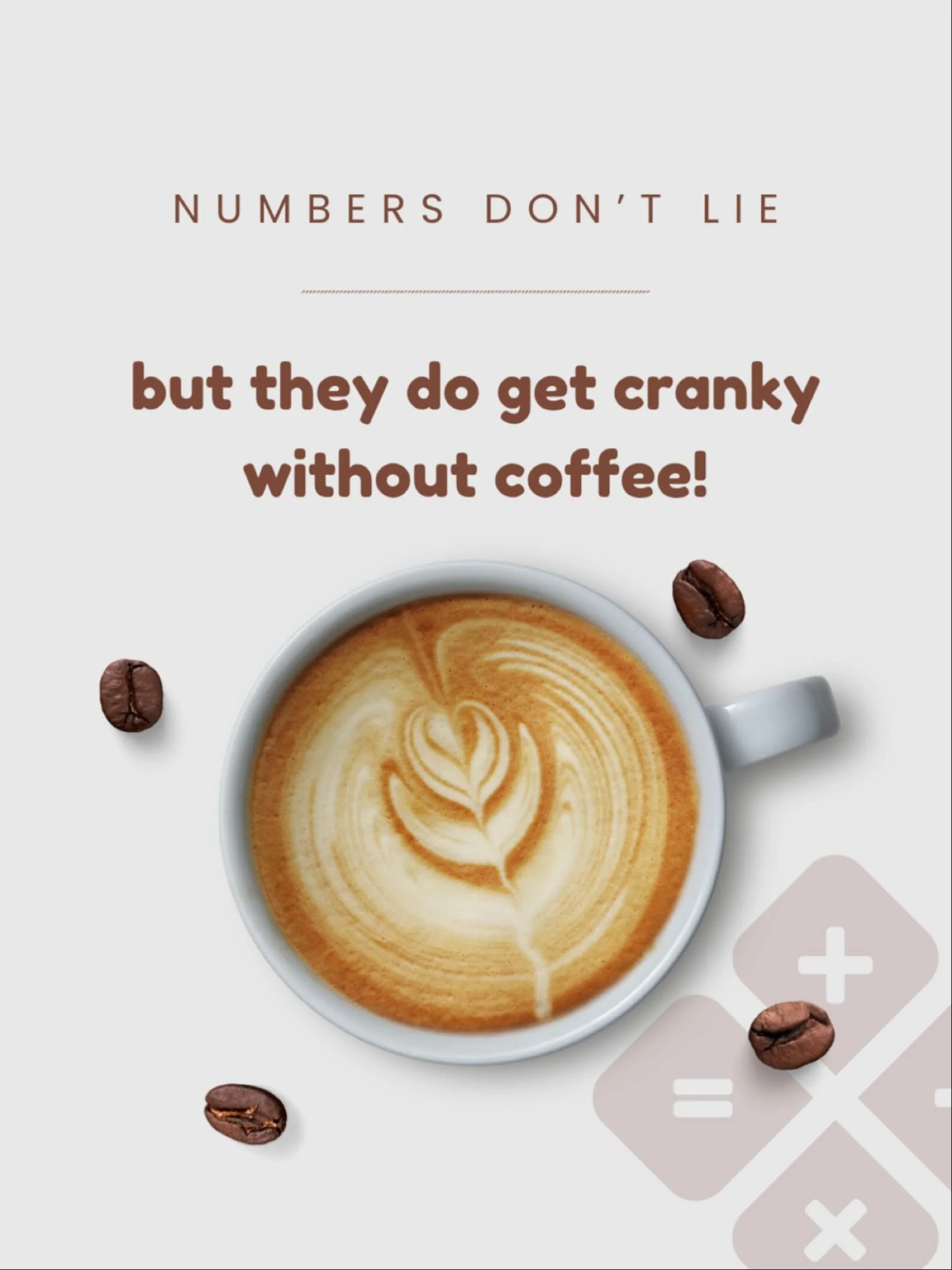 ☕ &ldquo;Numbers don&rsquo;t lie&hellip; but they do get a little cranky without coffee.&rdquo; 😆

At The Numbers Studio, we keep both flowing &mdash; the coffee and the calculations. Because a good brew makes for even better books. 💛

#coffeeandnu