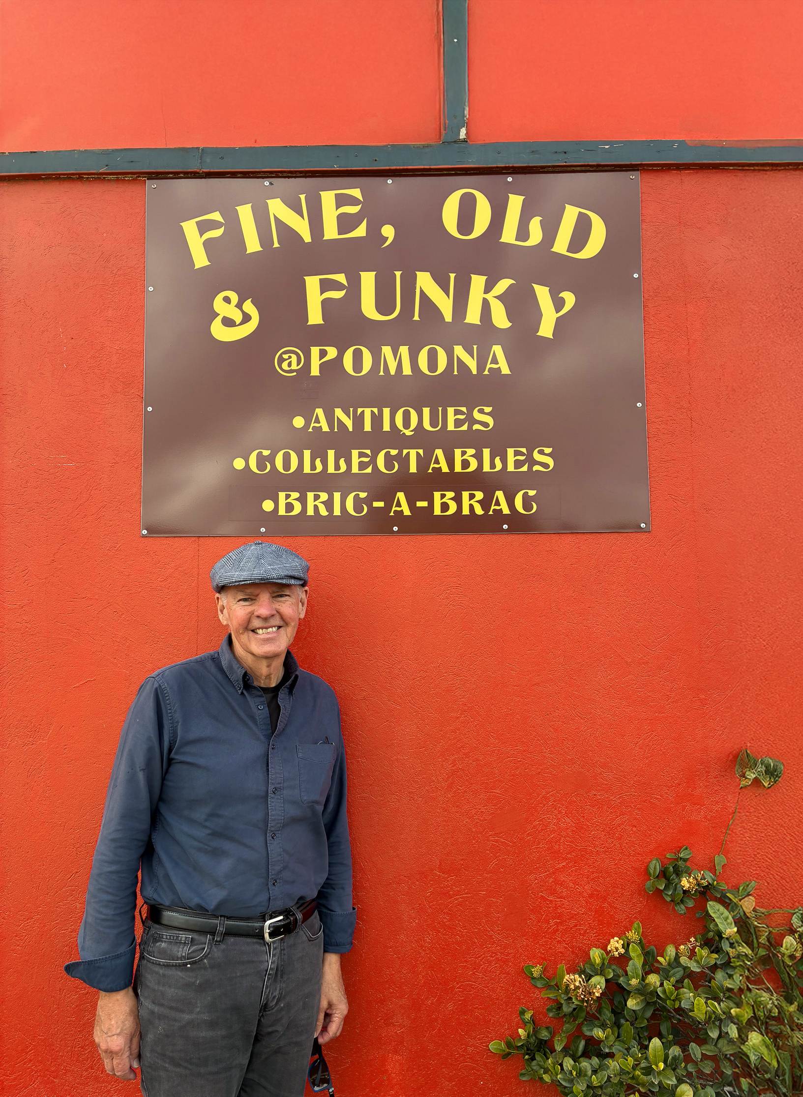 man in front of store