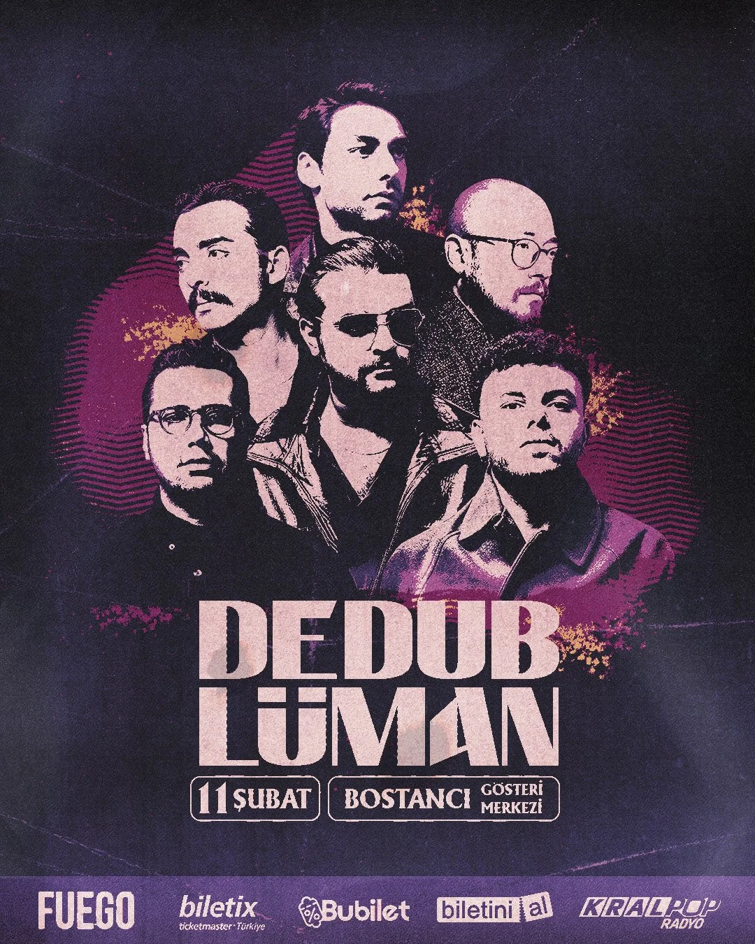 Dedublüman — Konser afişi