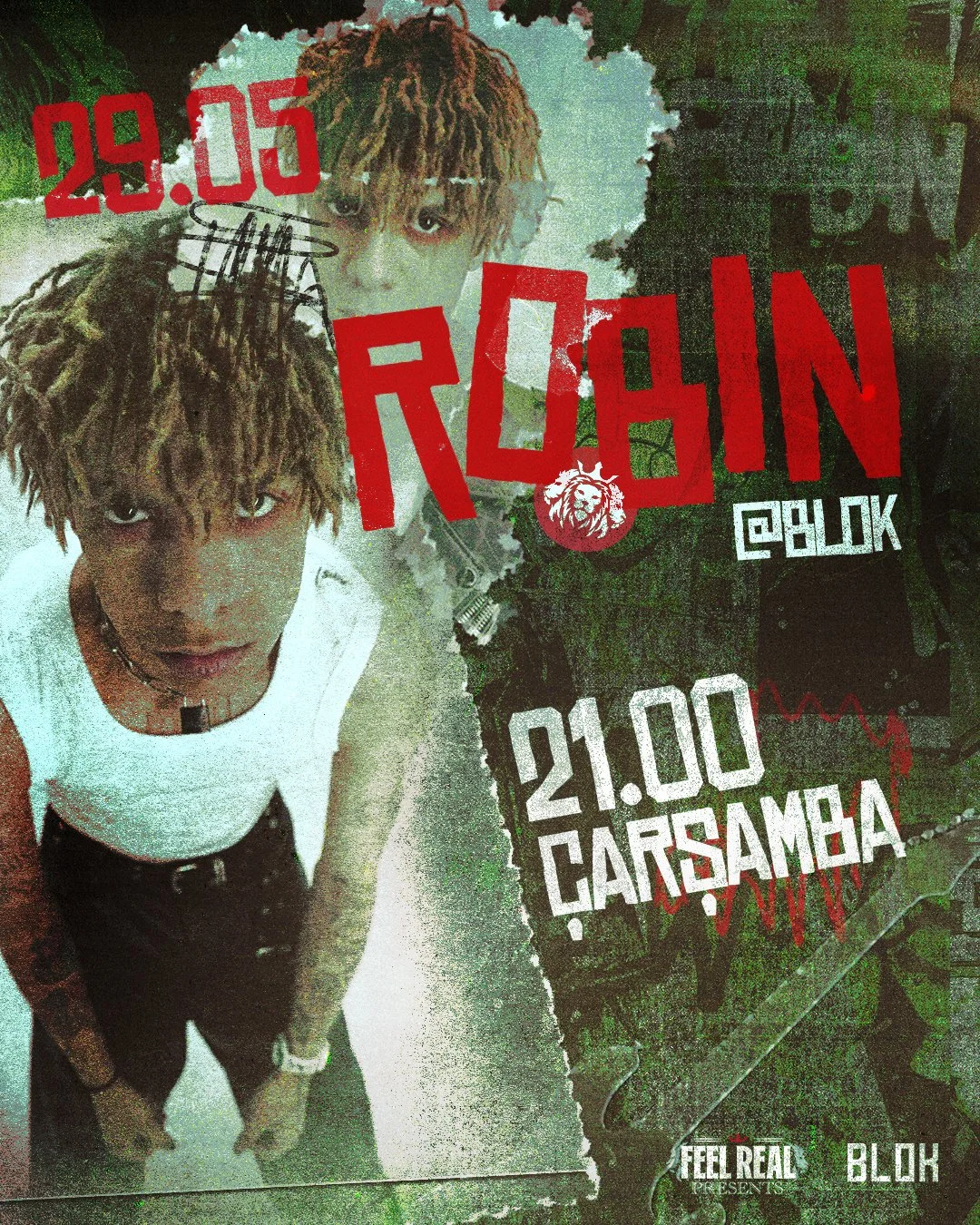 Robin — BLOK konser afişi
