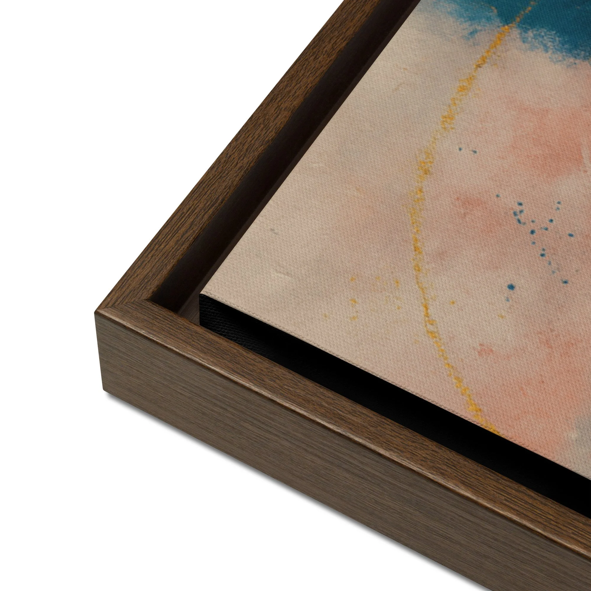 Museum of Hours : Framed Canvas Wall Art  | Modern Art (24''X36'')