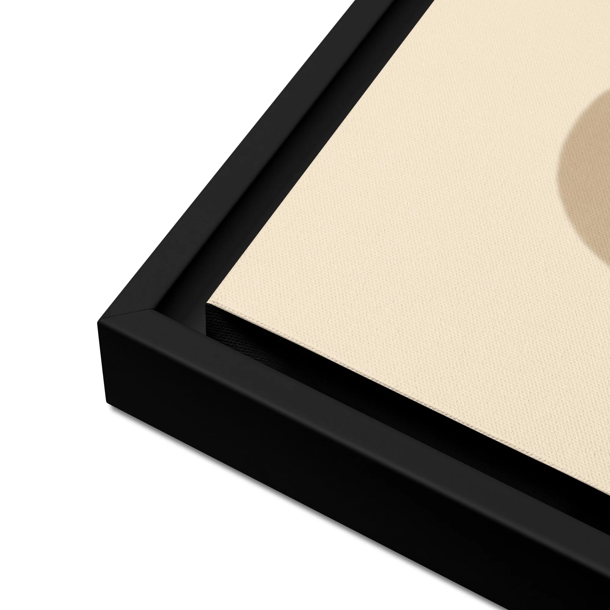 Linen Sun over Dunes: Framed Canvas Wall Art | Boho Minimalist style (24''X36'')