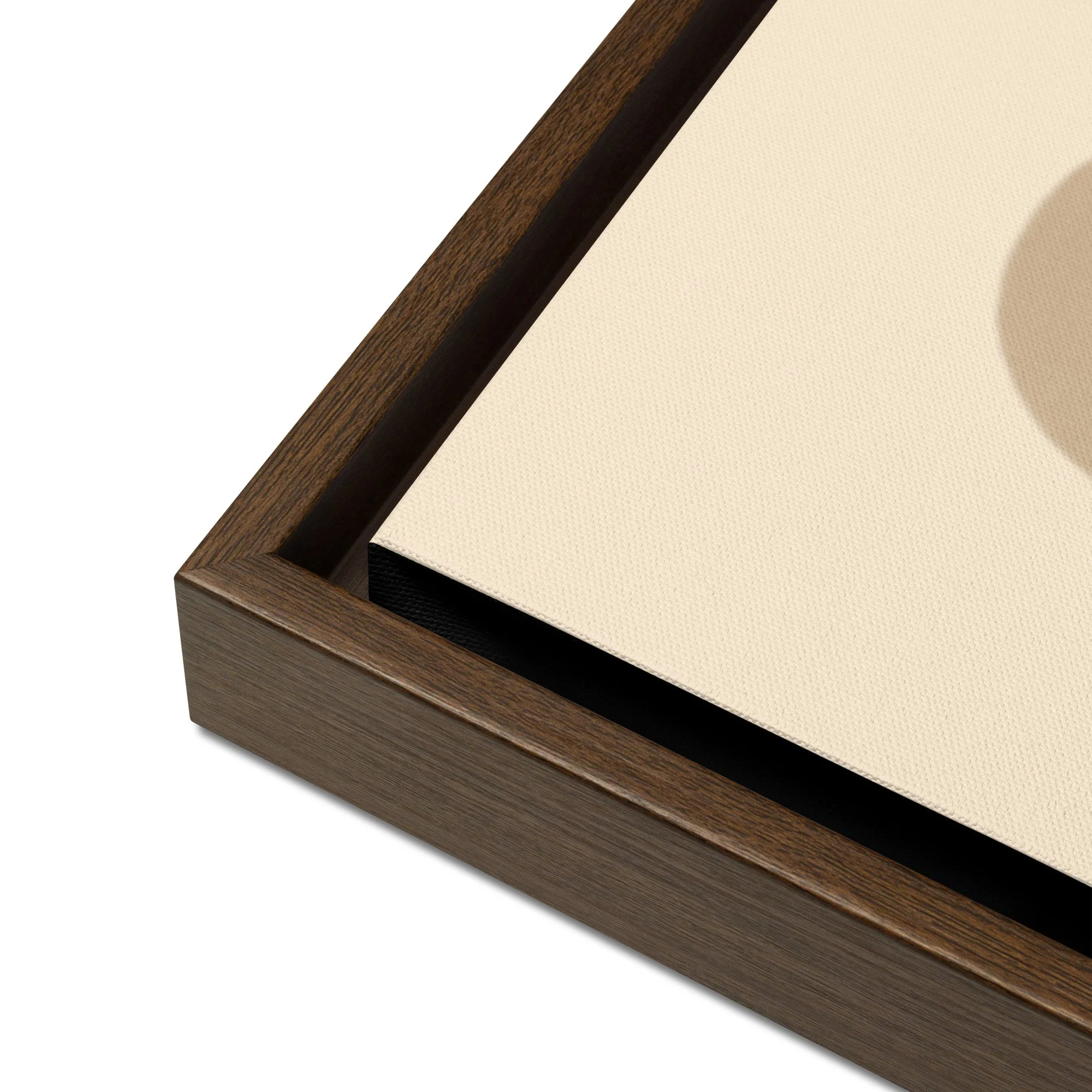 Linen Sun over Dunes: Framed Canvas Wall Art | Boho Minimalist style (24''X36'')