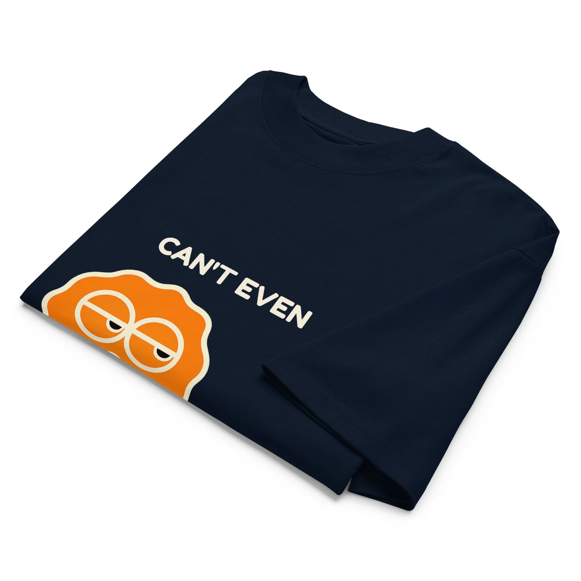 Discover the perfect structured fit with our heavyweight boxy tee. Featuring a bold "Can't Even" design and crafted from soft organic cotton, it’s built to be your new favorite everyday staple.