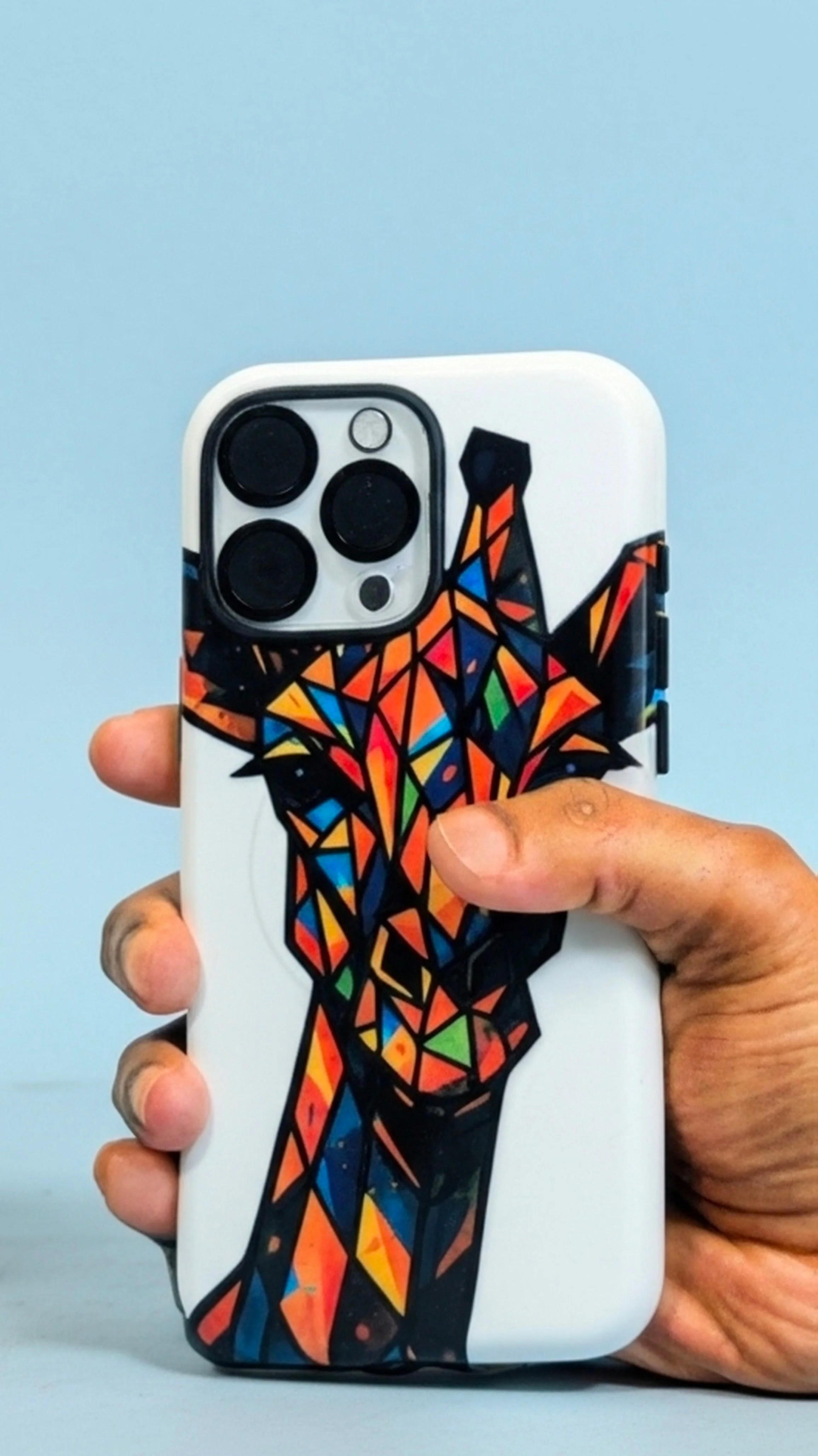 Geometric Giraffe- MagSafe® Tough iPhone Case