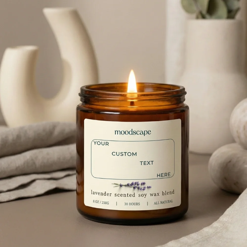 Custom Personalizable Soy Wax Candle Capricorn.webp