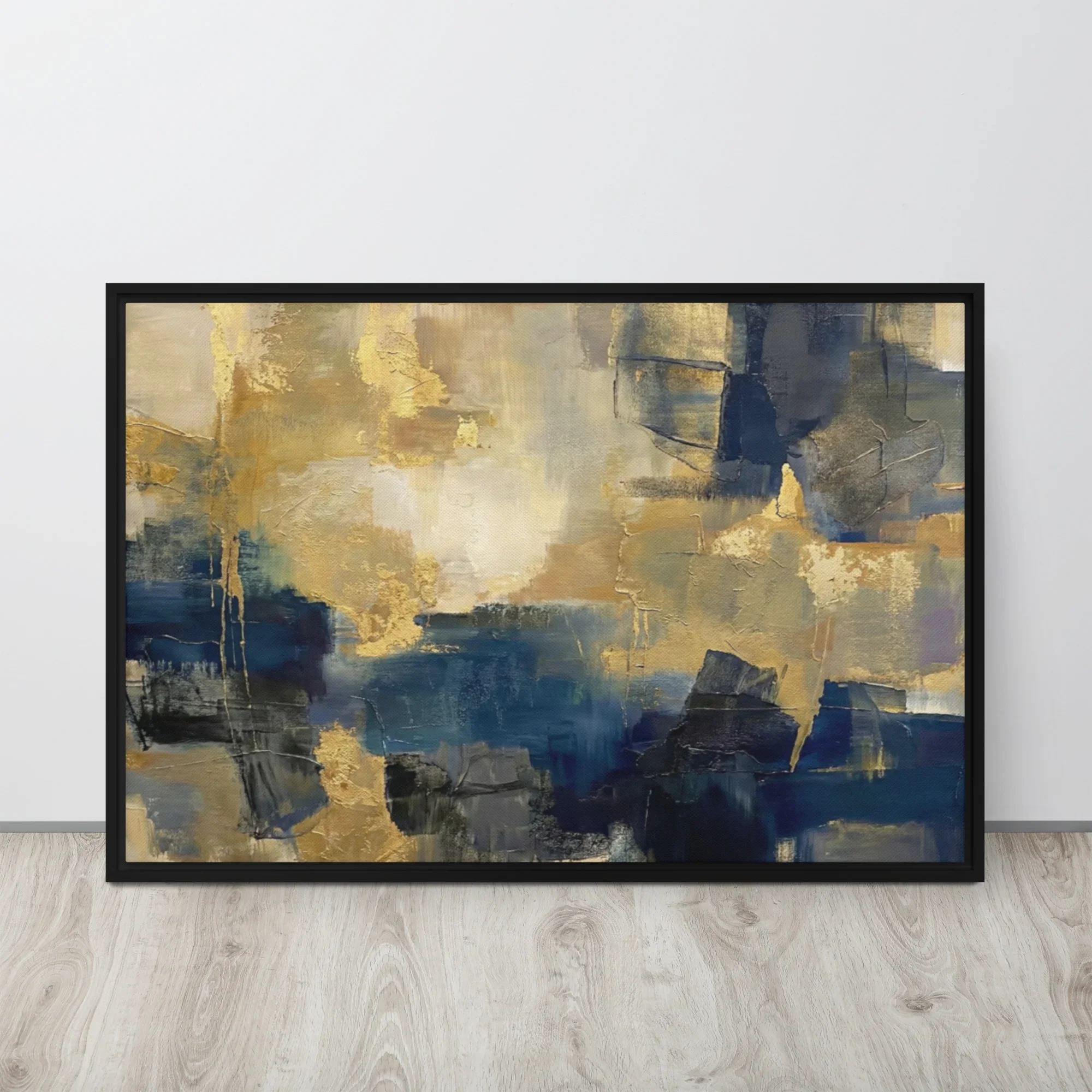 Framed Canvas Azure Ambition.webp
