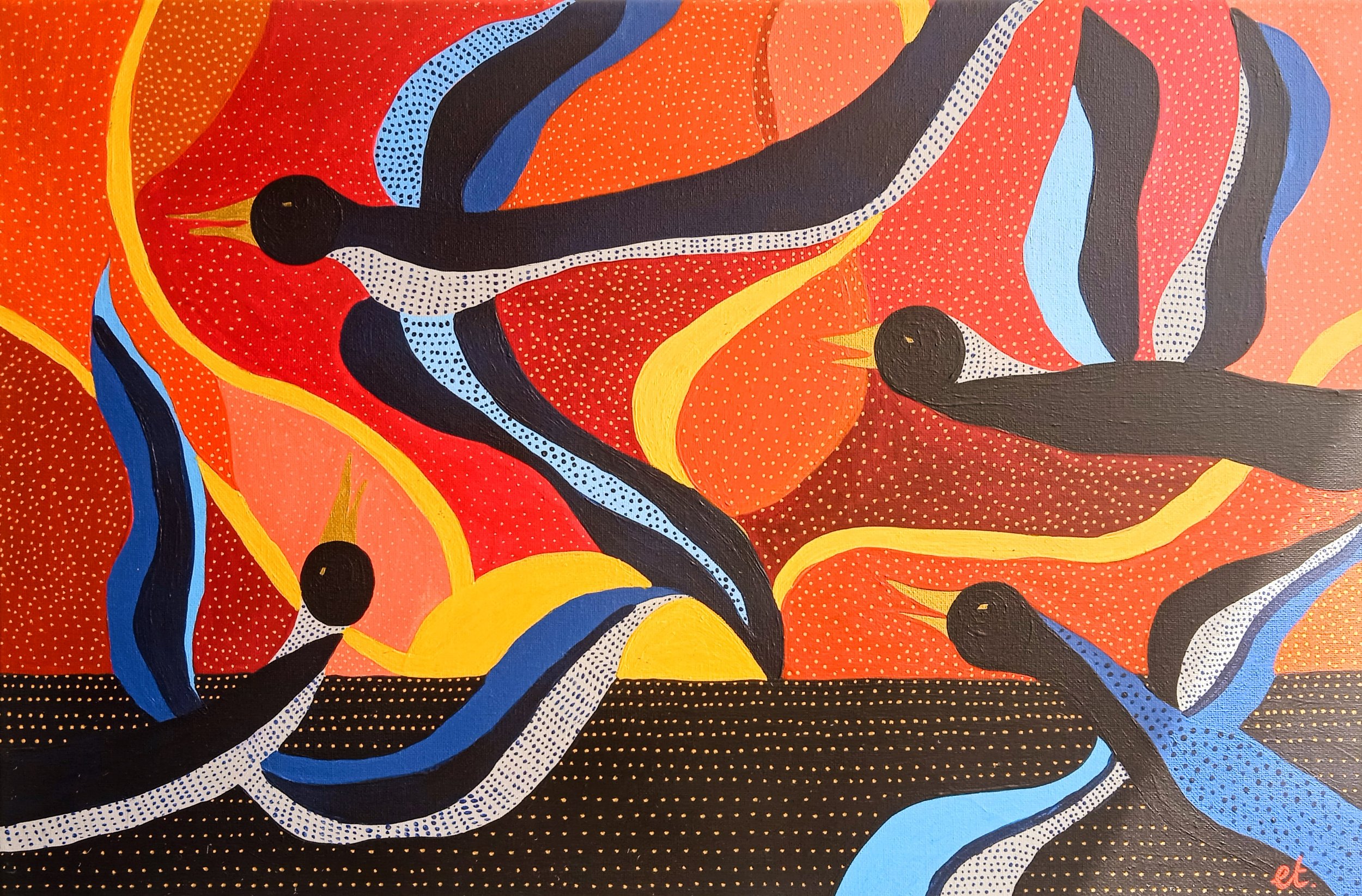 2025 Sunset Birds 60x40 Acrylic on canvas NOT AVAILABLE.JPG