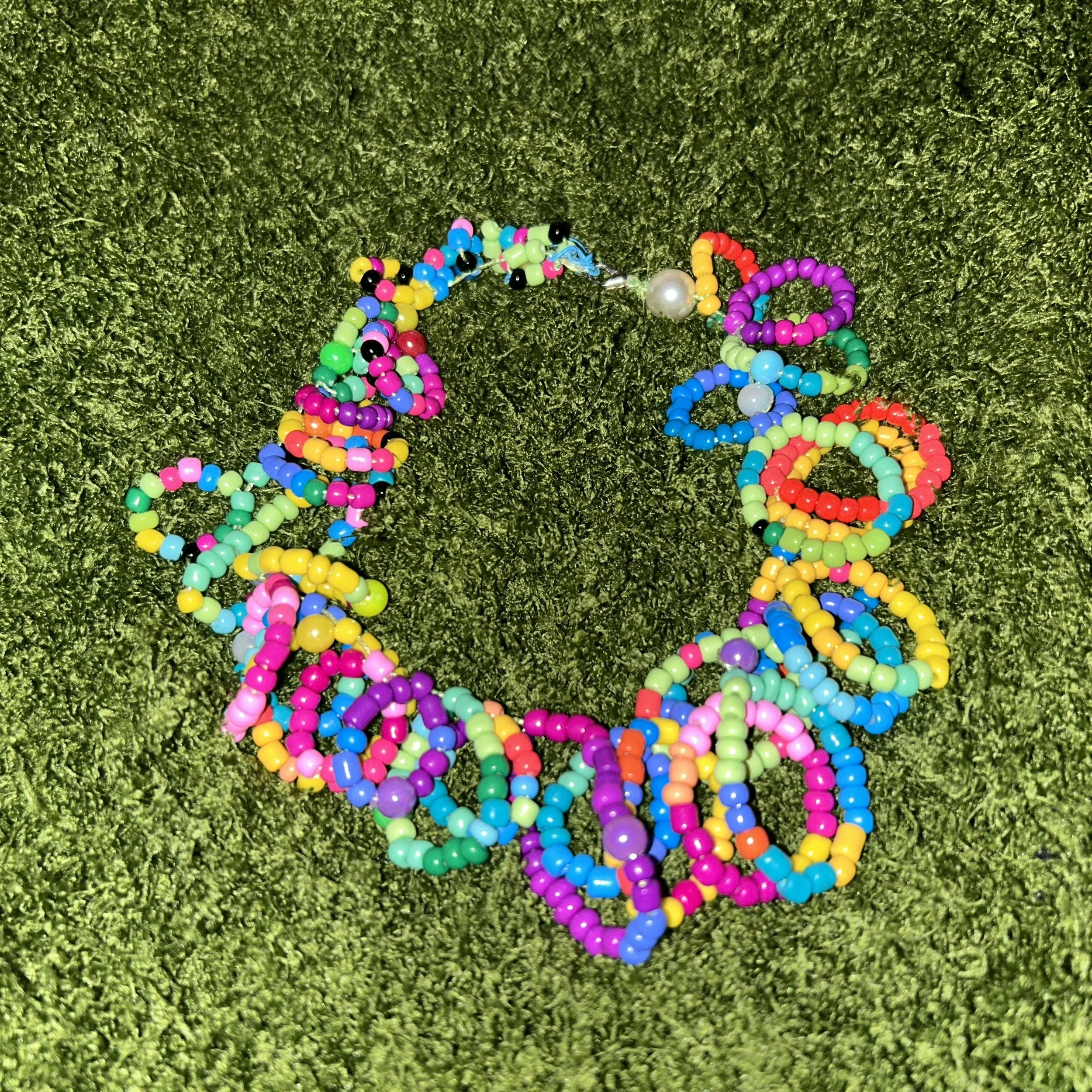 Organic Lemon ✰ Handmade Colorful Beaded Necklace