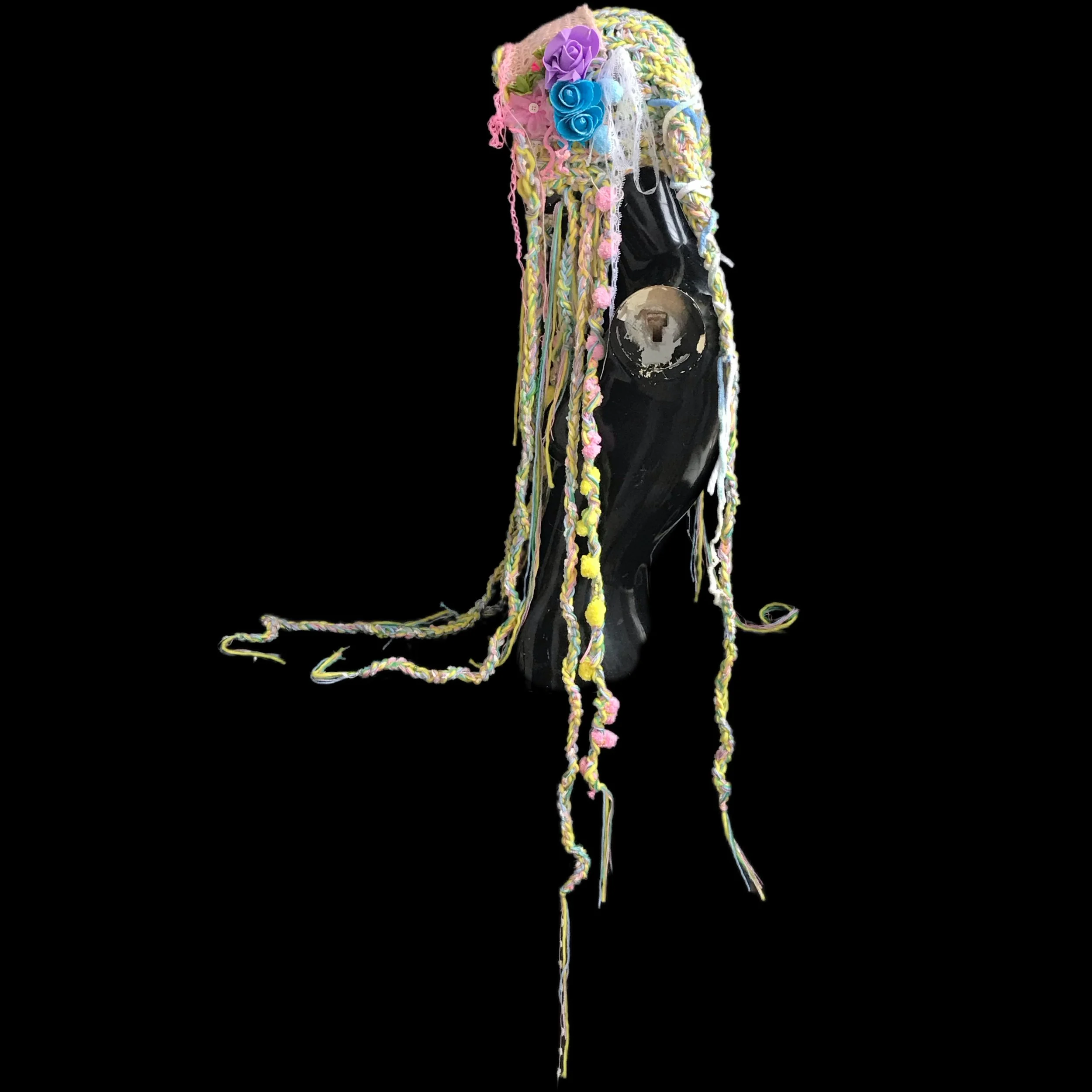 Lost in the Cornfield ✰ Dreamy Fairy Mixed-Yarn Knit Hat