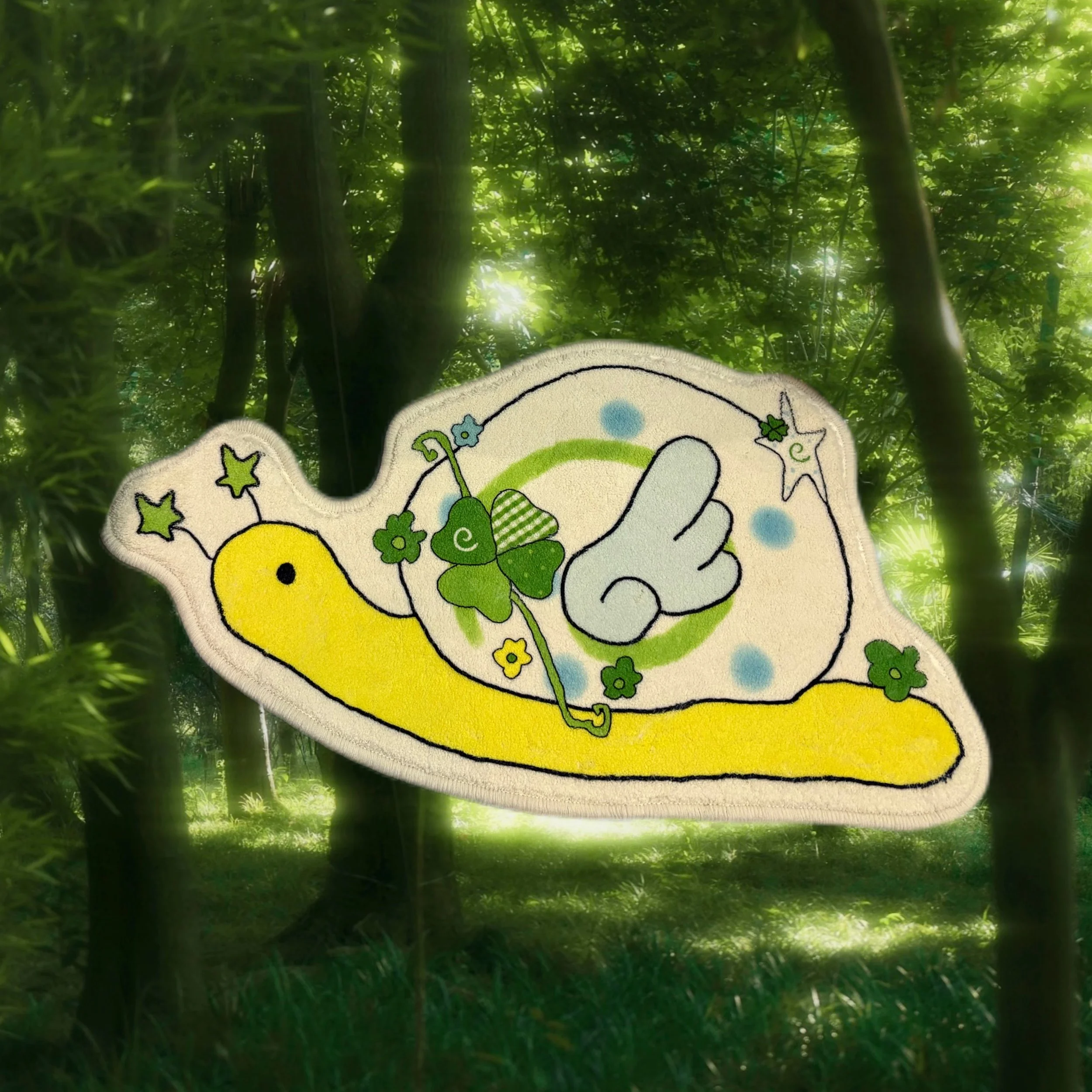 Apple Rain ✰ Snail Indoor Rug