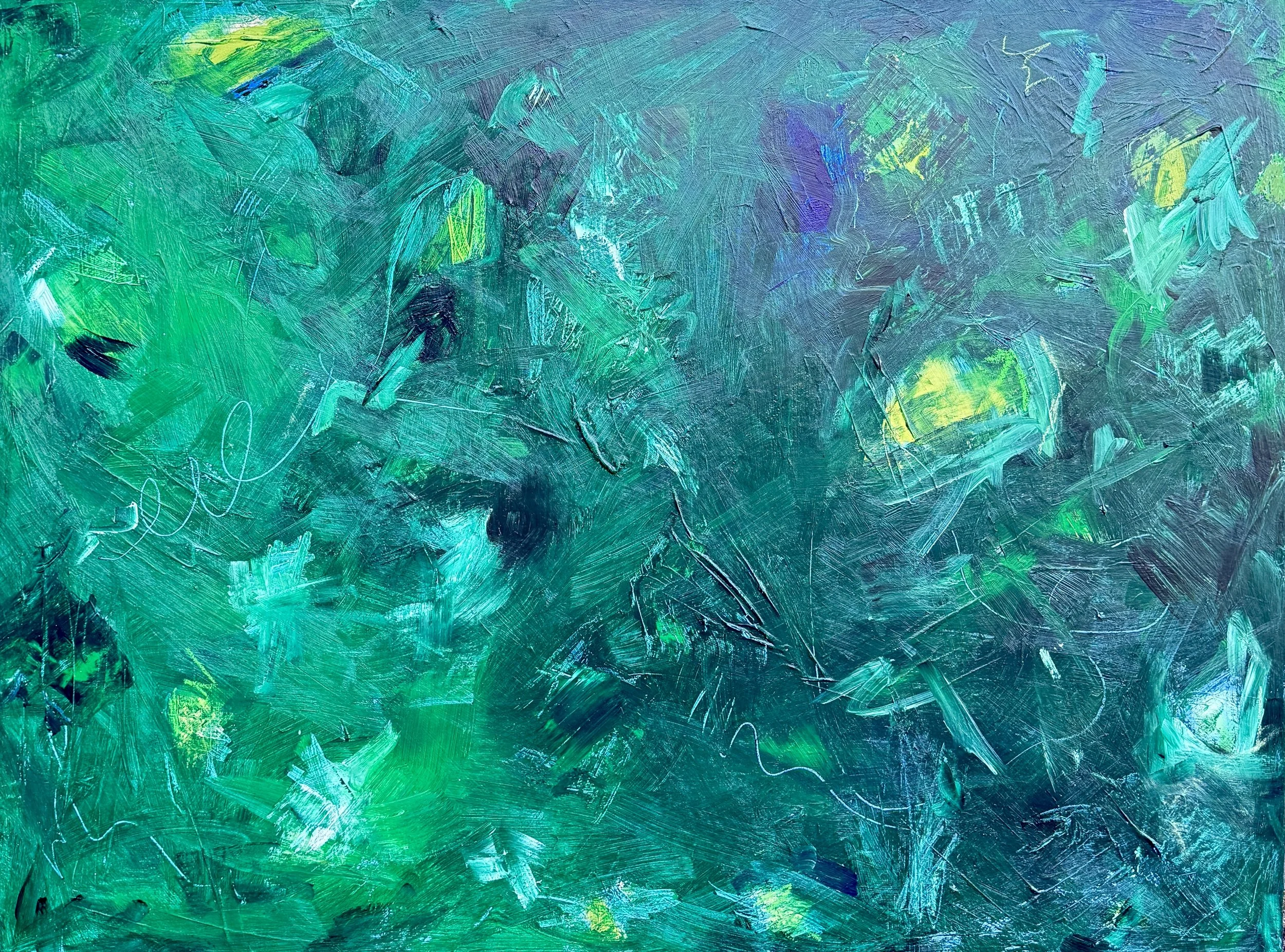  EMERALD FIELD  48X36 $2,100 