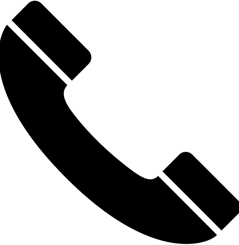 Icon of a classic telephone handset.