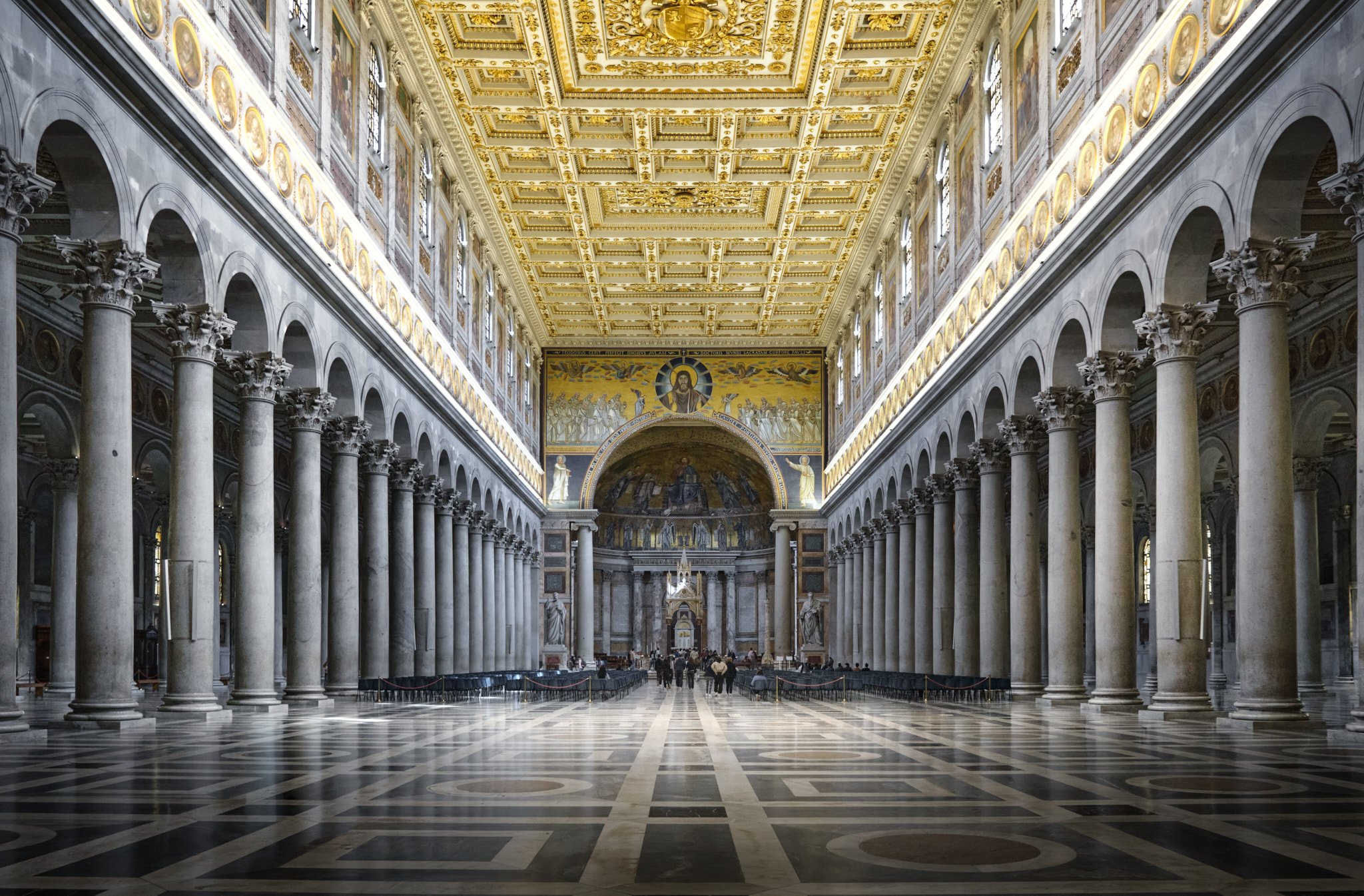 Photographing the Basilica Papale di San Paolo Fuori le Mura, Rome