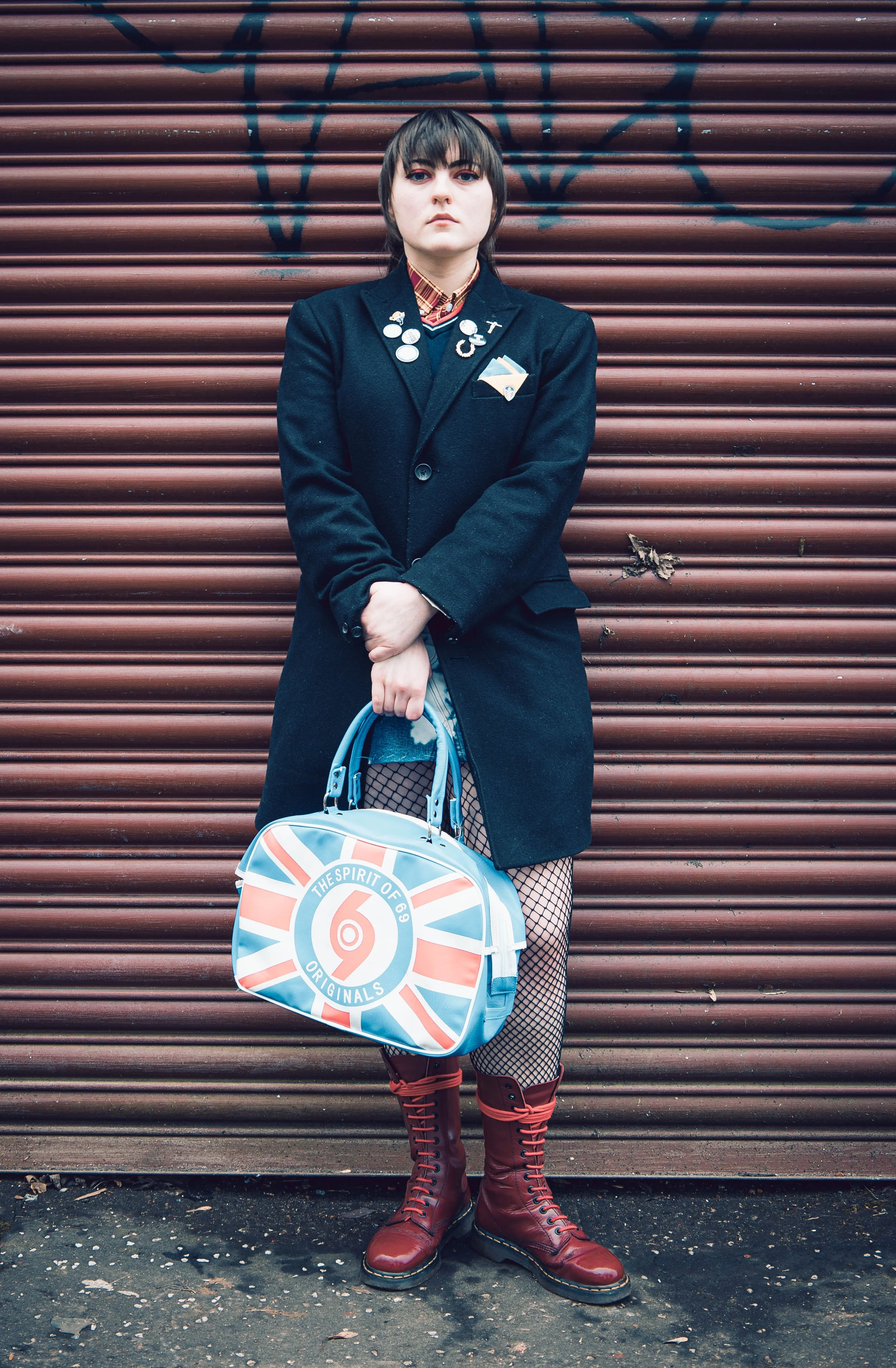 Poppy, a skinhead girl from Leeds. This was shot in Manchester
