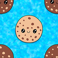 Kawaii Chocolate Chip Cookies