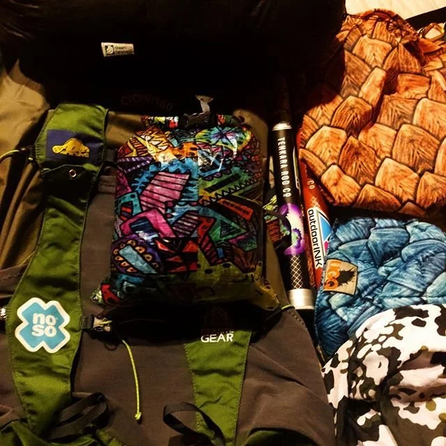 The little Dyneema dry bag is pretty sweet. You can get one (solid colors only atm) at _ripstopbytheroll I need several more..jpg
