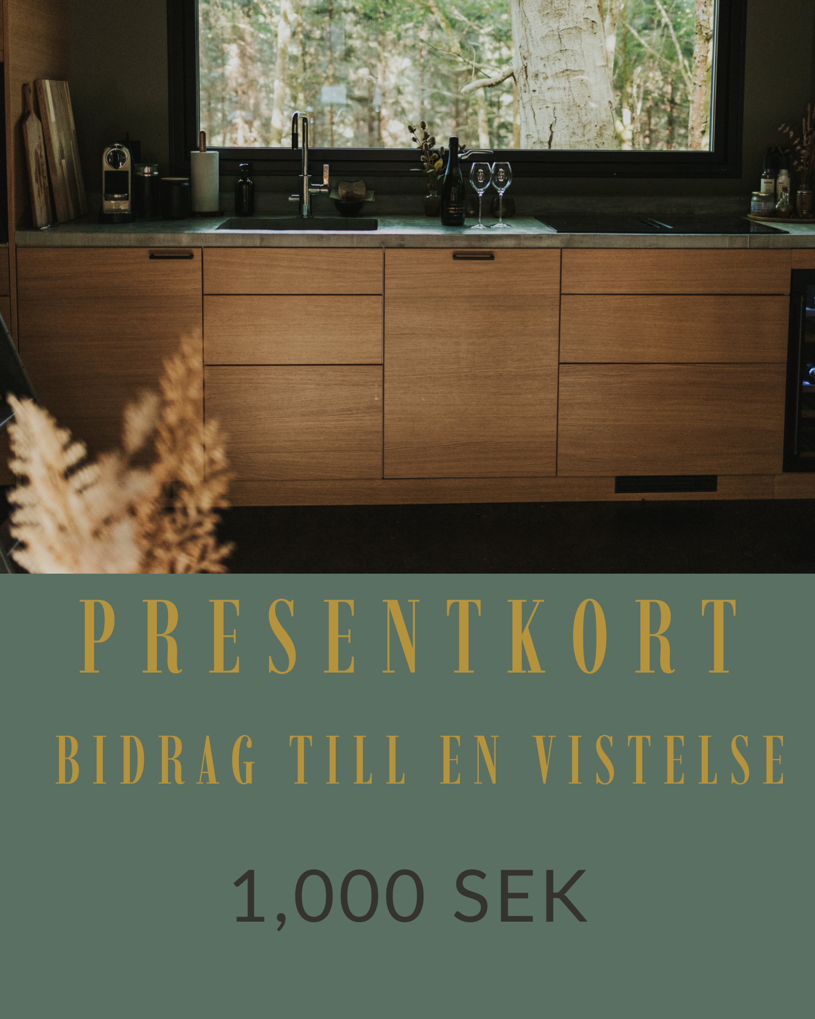 Presentkort – Bidrag till en vistelse (1000 kr)