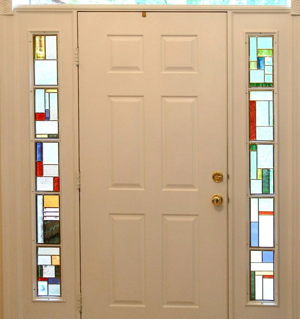 stained glass front door sidelights