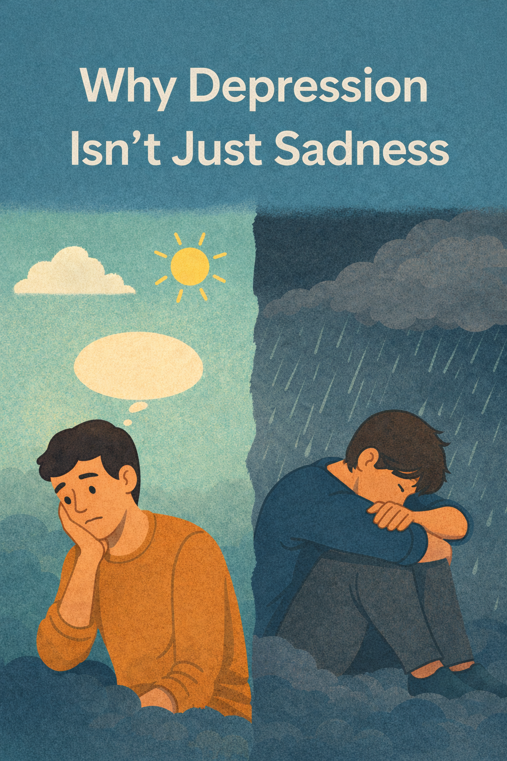 🌧 Why Depression Isn’t Just Sadness