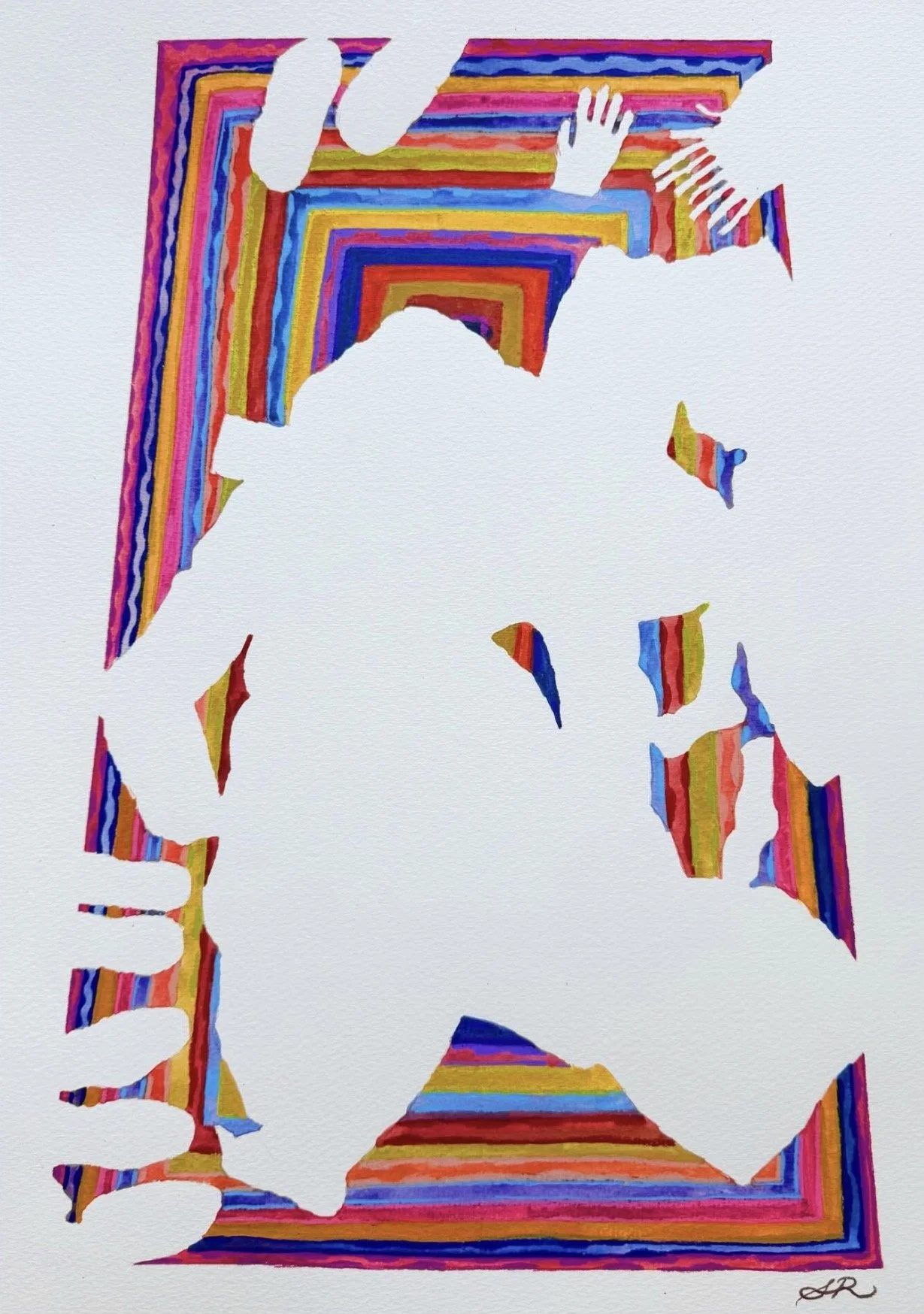 "Snow Day"
2026
11"x15"
Gouache and pencil