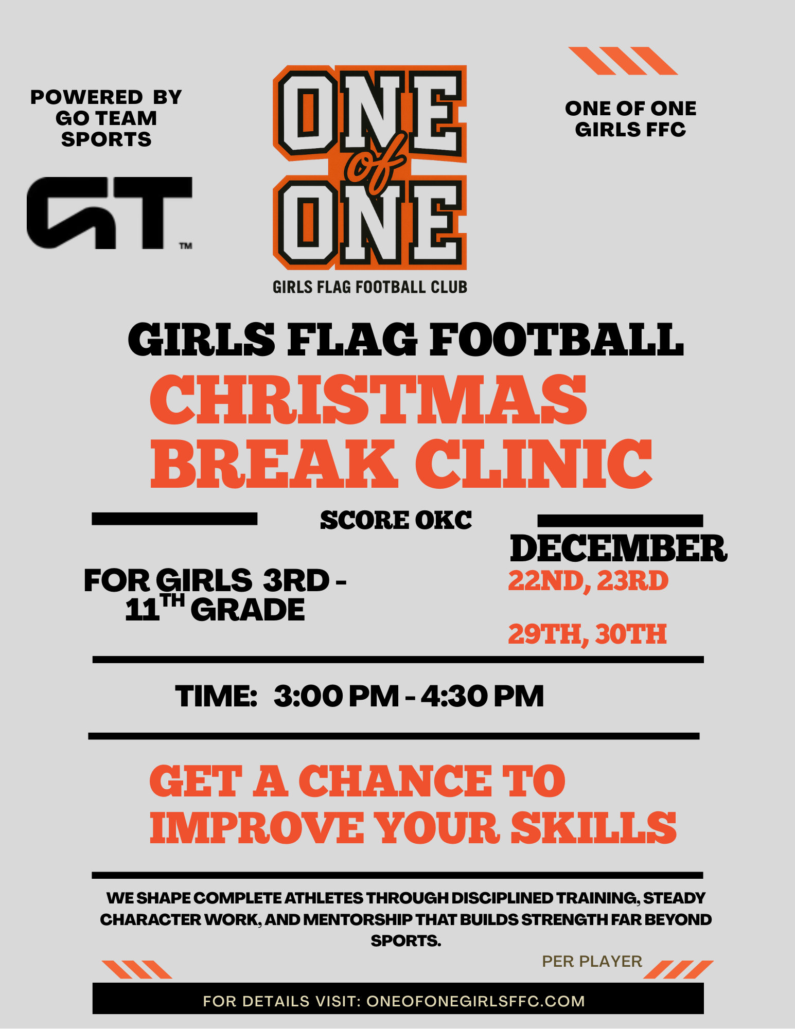 Christmas Break Clinic