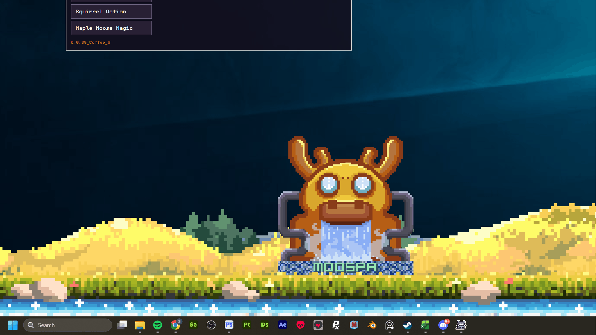 Feature2: Moose Magic perk (when moose with unlocked body paint pattern sits in Moospa, it will add a perk effect on the trees, and multiplies seed harvest)