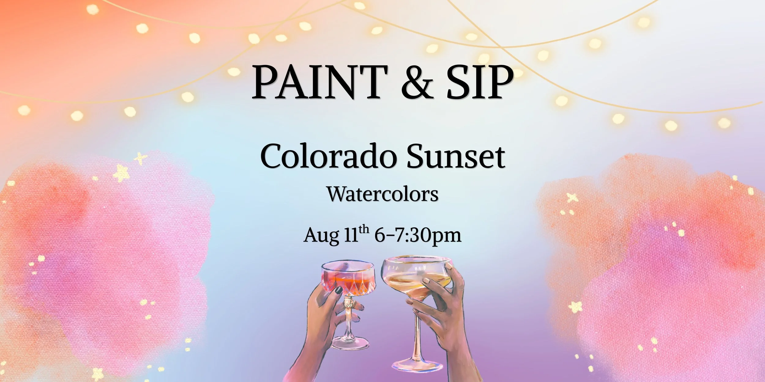 Paint &amp; Sip: Colorado Sunset