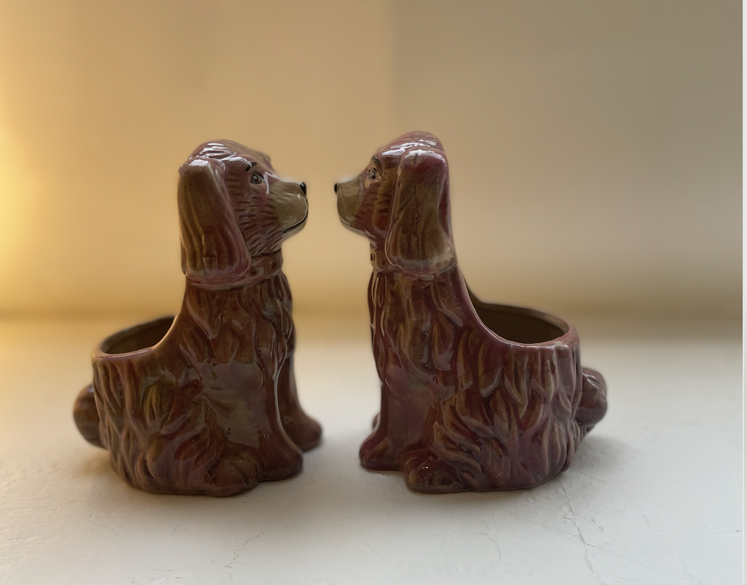Pair of Vintage Staffordshire Dogs
