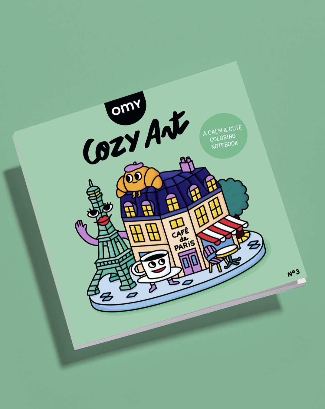 OMY Cozy Art Coloring Book: Paris