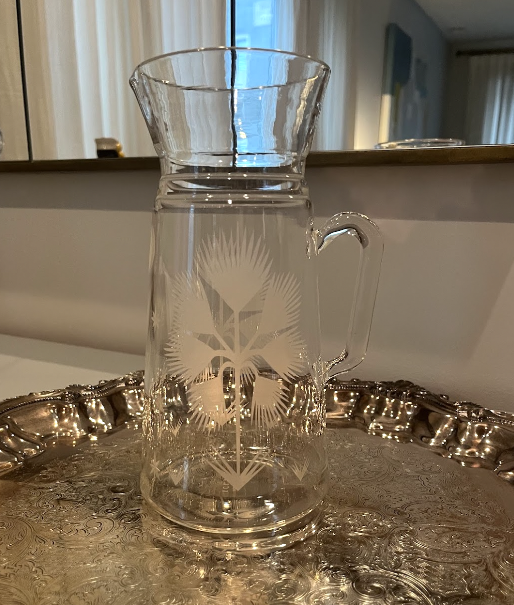 Milun Glass Water Pitcher