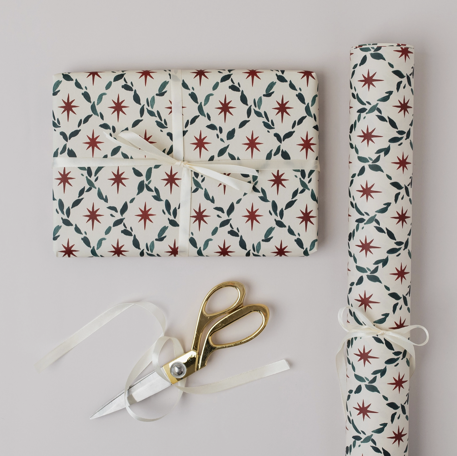 Christmas Star wrapping paper