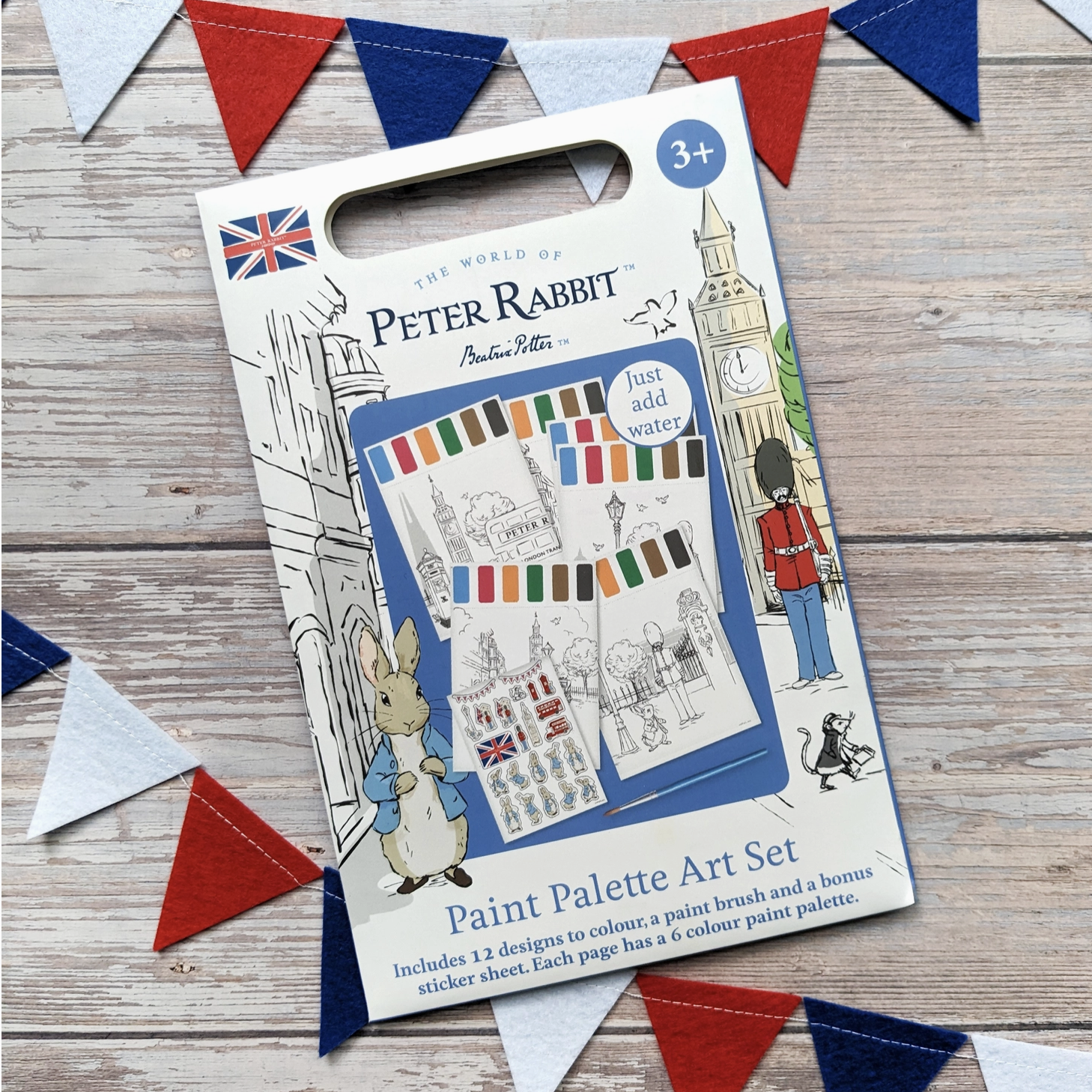 Peter Rabbit Watercolor Travel Set