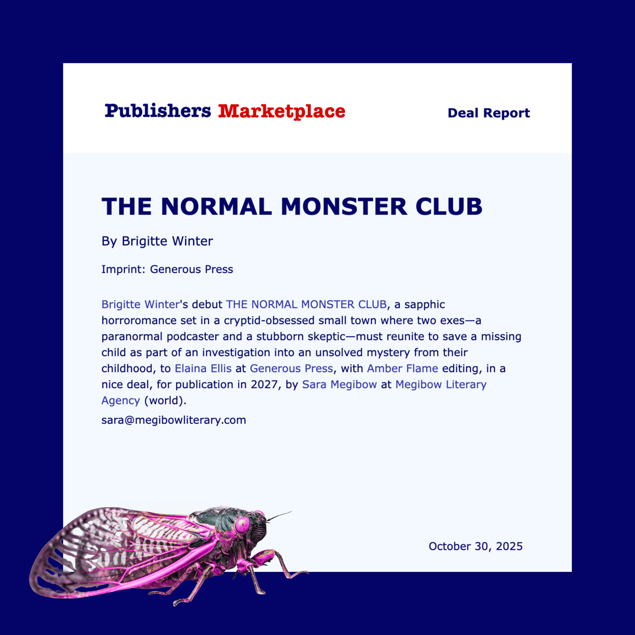 The Normal Monster Club will debut in 2027!