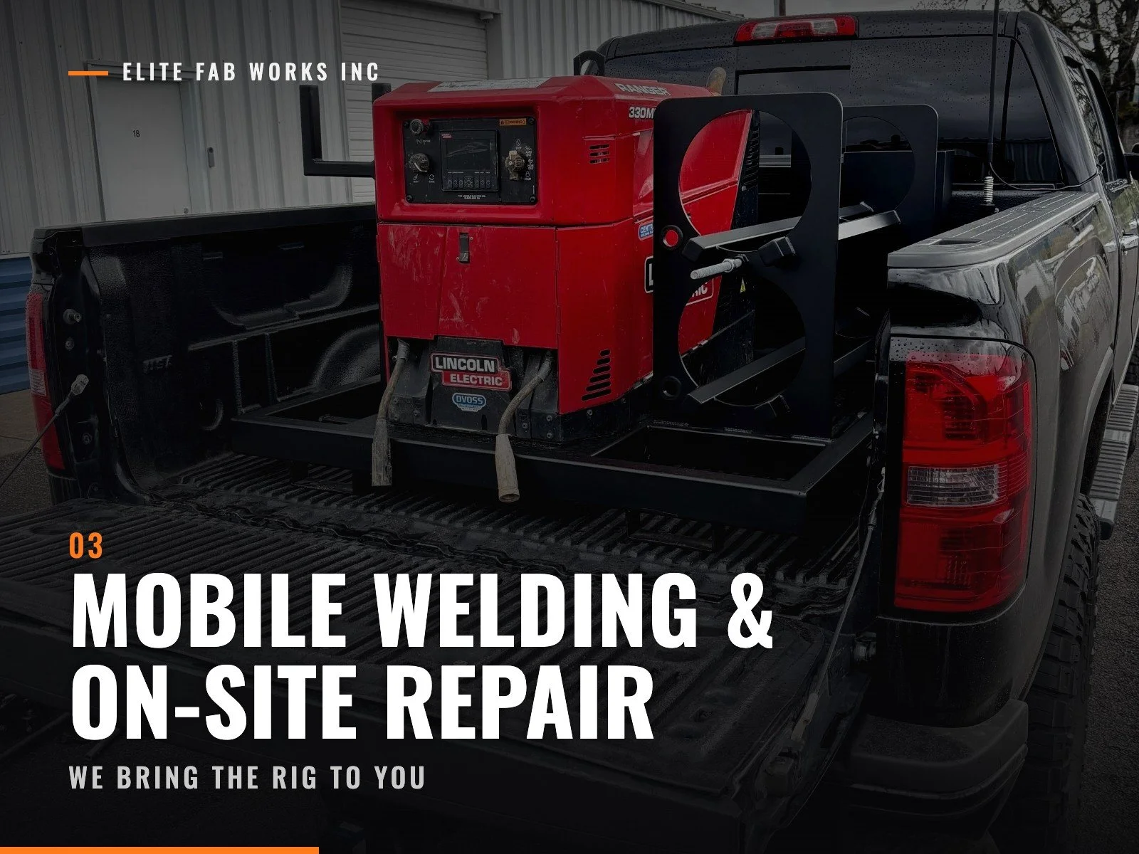 Elite Fab Works mobile and shop welding services in Springfield, Oregon